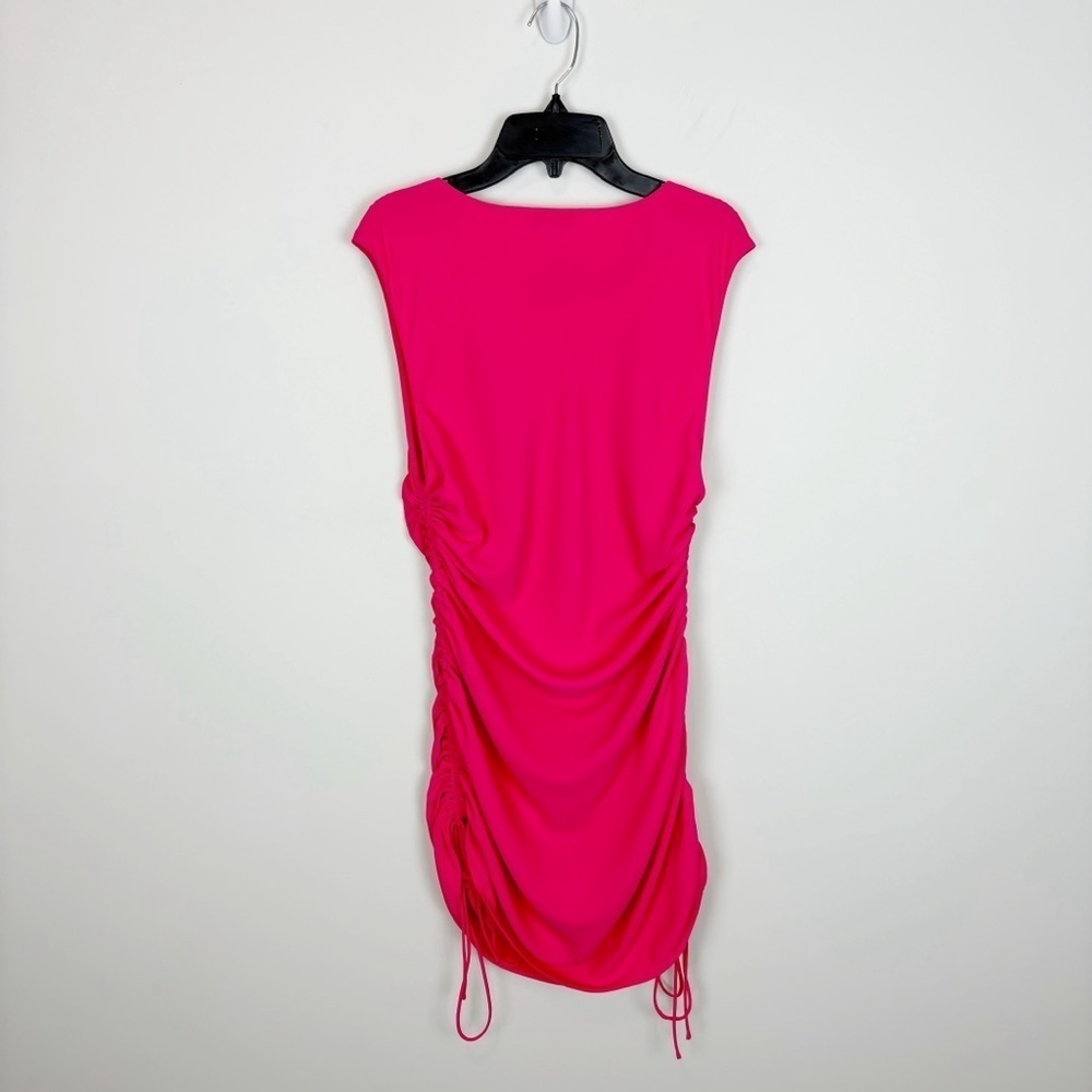 Amanda Uprichard Nessa Dress in Begonia Size L - Picture 4 of 9